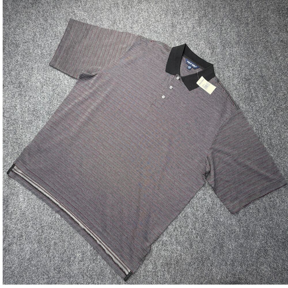 Vintage NEW Polo Golf Ralph Lauren Knit Polo Shirt XXL Peru 1990s